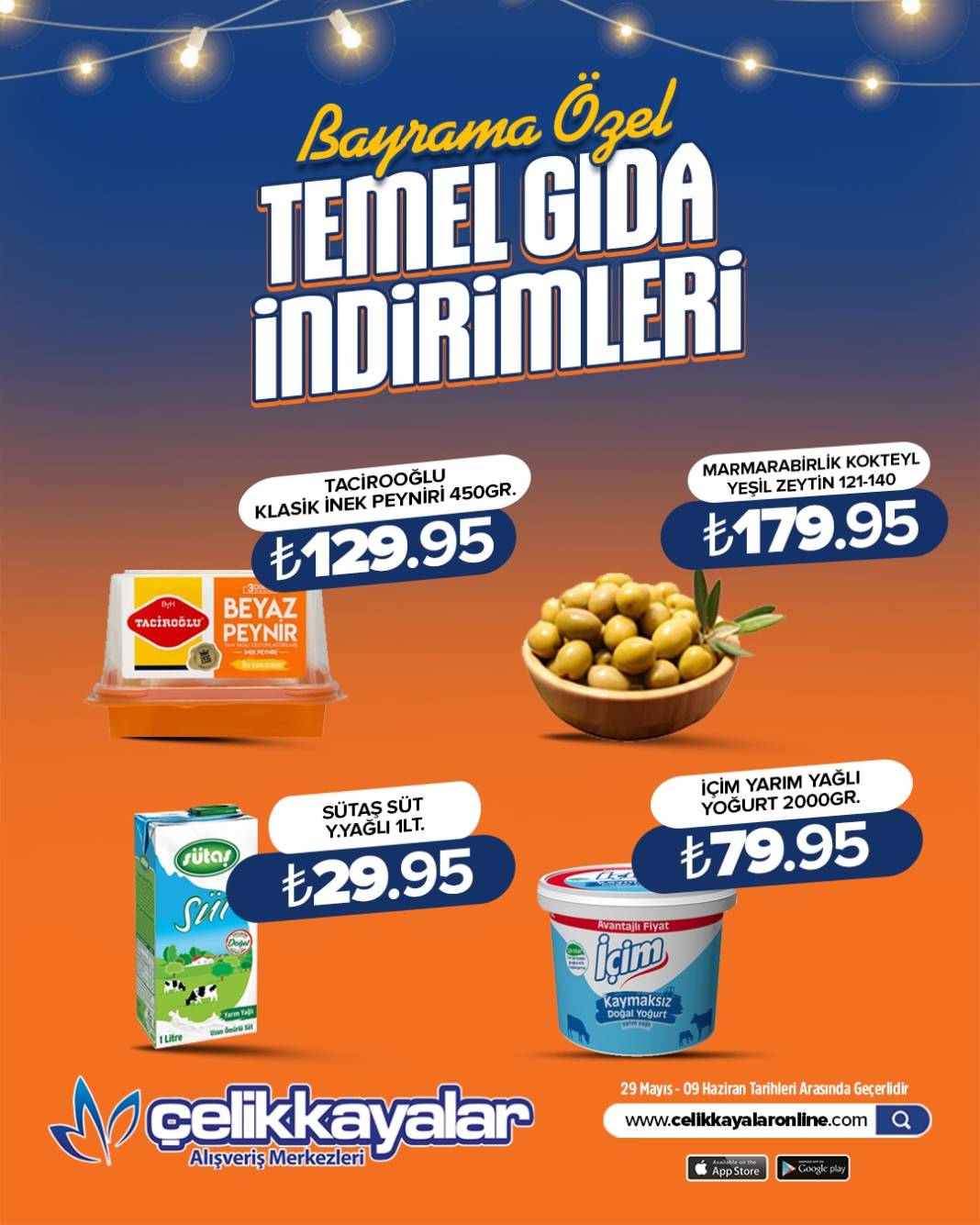 Konya’nın zincir marketinde bayram erken başladı 11